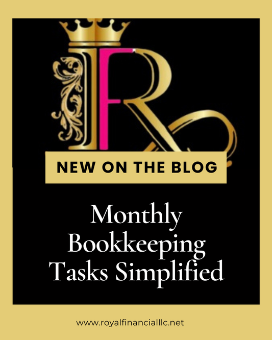 Monthly Bookkeeping Tasks Simplified