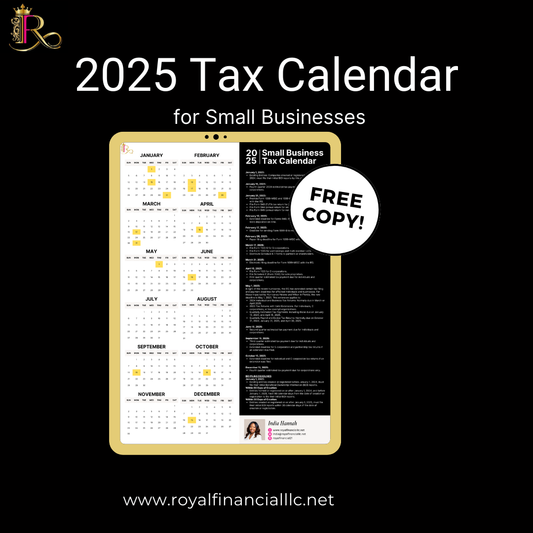 2025 Tax Calendar for Small Business